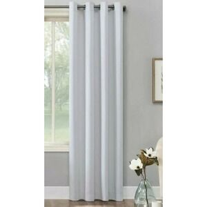 Sun Zero Blackout Curtain Panels White 54x84 Grommet Top Set of 2 New
